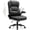 Black, variant on Brick Attic Leather Office Chair with Flip Up Arms, 360° Swivel Ergonomic Desk Chair with Wheels, Adjustable Height Computer Chair with Padded Seat for Home Office, Study,Gaming Room, Black