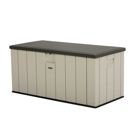 Lifetime 150 Gallon Heavy-Duty Outdoor Storage Deck Box, Desert