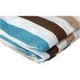 thumbnail image 6 of Bacati Mod Diamond Aqua & Chocolate Stripes Crib Fitted Sheets 2 ct Pack 27" x 52”, 6 of 7