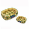 thumbnail image 2 of Touchdog Archi-Checked Designer Plaid Oval Dog Bed, 2 of 3