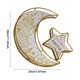 thumbnail image 5 of Bandeja Decorativa Eid Mubarak Platos Hierro Con Forma Media Adorno Decorativo para Mesa 2 Uds., 5 of 9