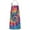 Colorful Rainbow Tie, variant on Rainbow Tie Dye Mandala Pattern Apron-Garden Aprons for Women with Pockets-Cotton Linen Waterproof Kitchen Cooking Gardening Aprons Adjustable for Kitchen,Cooking,BBQ and Salon 33x27 Inch