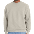thumbnail image 5 of Hanes Perfect Fleece Crewneck Sweatshirt Unisex Adult -WD16 Soft Casual Sweatshirt, (Sand, 3XL), 5 of 5