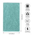 thumbnail image 2 of Fuzoiu Teal Green Glitter Print Bathroom Hand Towel,Premium Microfiber Towel 27.5x16in,Soft Towel for Home Hotel Gym Laundry Room Bathroom, 2 of 6