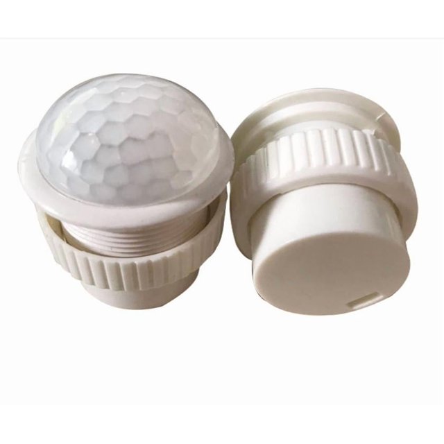 Shisuyan 2pcs Smart Motion Sensor Light Shade High Sensitivity Detection Auto Light Switch Socket For Outdoor And Indoor Night Safety Lighting