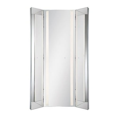 Orren Ellis Stoltenberg Tri Fold Led Bathroom Vanity Mirror Orren Ellis Stoltenberg Tri Fold Led Bathroom Vanity Mirror Com