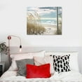 thumbnail image 5 of Orinice  Coastal Beach Picture Wall Art: Beach Theme Window Canvas Art Prints Seascape Artwork for Bedroom   20x16in, 5 of 6