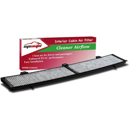 EPAuto CP430 (CUK8430) Replacement for BMW Premium Cabin Air Filter includes Activated Carbon for 100 Series (2008-2013)  300 Series (2006-2013)  700 Series (2013)  X1 (2013-2015)