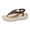 Brown, variant on Womens Sandals Arch Support Slingback Rhinestone Dressy Sandals Comfort Summer Shoes Ankle Strap Elastic Flats for Beach Walking, Black, 38