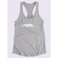 thumbnail image 3 of Cetacea Beluga Whale. Racerback Tank Women -June Erica Vess Designs, Female x-Small, 3 of 4