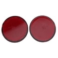 thumbnail image 1 of Abs Exterior Car Accessories 2PCS Rear Bumper Reflector Round Red Auto Modification Fit For  QASHQAI 2007-2015, 1 of 8