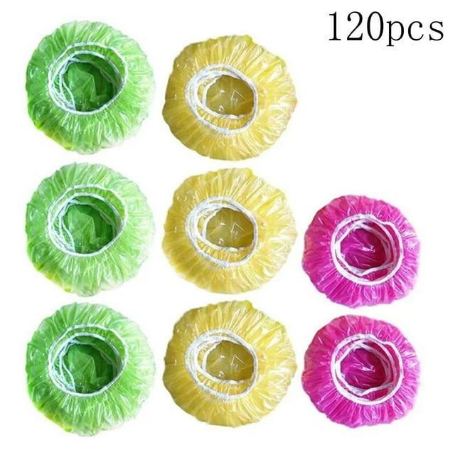 zhangmingg 120 Pcs Couvercles de Rangement Alimentaire Élastiques Réutilisables Couvercles de Bol Extensibles Contenants de Maïs Éclaté Réutilisables Petits Contenants de Nourriture pour Chat 20 Lb Organisateur de Garde-Manger Contenants de Rangement Transparents