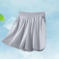 thumbnail image 4 of Rayon Shorts for Children Boy Girl Midi Knee High Loose Fit Track Athletic Happy Brunch Running Thin Straight Leg Skort Trousers Pants Shorts Child 2026 Clothes 9 Years, 4 of 4
