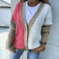 thumbnail image 2 of HAPIMO Womens Sweaters Fall Fashion Long Sleeve Knit Cardigan Button V-Neck Casual Jumper Pullover Sweaters for Women Wine L, 2 of 5