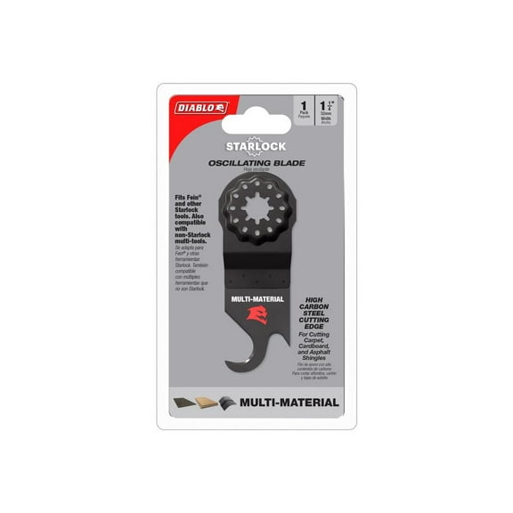 Diablo DOS125KNFE 1-1/4" Osc Hook Knife - Quantity 1