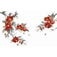 thumbnail image 3 of Red Flowers Wall Decals Branches Flowers Wall Stickers Peel and Stick Decal Wall Art Home Wall Decor for Bedroom Living Room Wall Decoration, 3 of 9