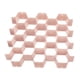thumbnail image 1 of Organizador de cajones con 18 compartimentos en forma de panal para calcetines, ideal para organizarlos. Rosa, 1 of 9