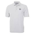 thumbnail image 2 of Men's Cutter & Buck Gray TCU Horned Frogs Big & Tall Team Logo Virtue Eco Pique Stripe Recycled Polo, 2 of 3