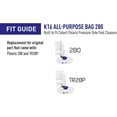 thumbnail image 6 of Bilot Genuine Parts K16 All Purpose Bag Replacement Compatible with Bilot Models 280, TR28P, 6 of 6