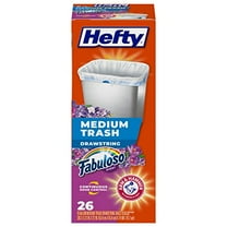 Hefty Medium Trash Bags, Fabuloso Scent, 8 Gallon, 26 Count