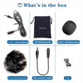 thumbnail image 5 of LVM3 Lavalier-Lapel Microphone, Noise Cancelling for iPhone/Android/DSLR, 20ft Cord, Plug & Play for Zoom/Tascam/PC, 5 of 5