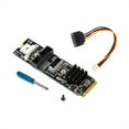 thumbnail image 1 of ziyahi M.2 MKEY Expansion Card Professional Control Adapting Accessory 19/20 Pin PCIE USB3.1 Adapter Controller Desktop Accessories, 1 of 5