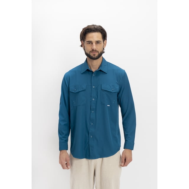 CAMISA NOMAD HARDWEAR PESCA AZUL BAHIA XXXS