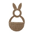 thumbnail image 2 of Cesta Tejida de Conejo para Pascua, Elegante Cesta Colgante de Pared para Flores, Huevos, para Festivales, Puertas, Celebraciones Y Jardín., 2 of 9