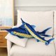 thumbnail image 4 of Huiyun 60-140cm Simulation Sea Animal Plush Toy Lifelike Fish Organism Blue Marlin Soft Stuffed Pillow Home Decoration, 4 of 4