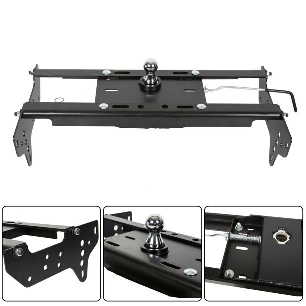 Complete Underbed Gooseneck Rail Trailer Hitch System For F250 F350 SuperDuty
