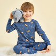 thumbnail image 4 of Pijamas de manga larga para bebés, ropa de dormir para niños, conjuntos de pijamas de algodón para niños de 6, 8, 10, 12 y 14 años, otoño, 4 of 4