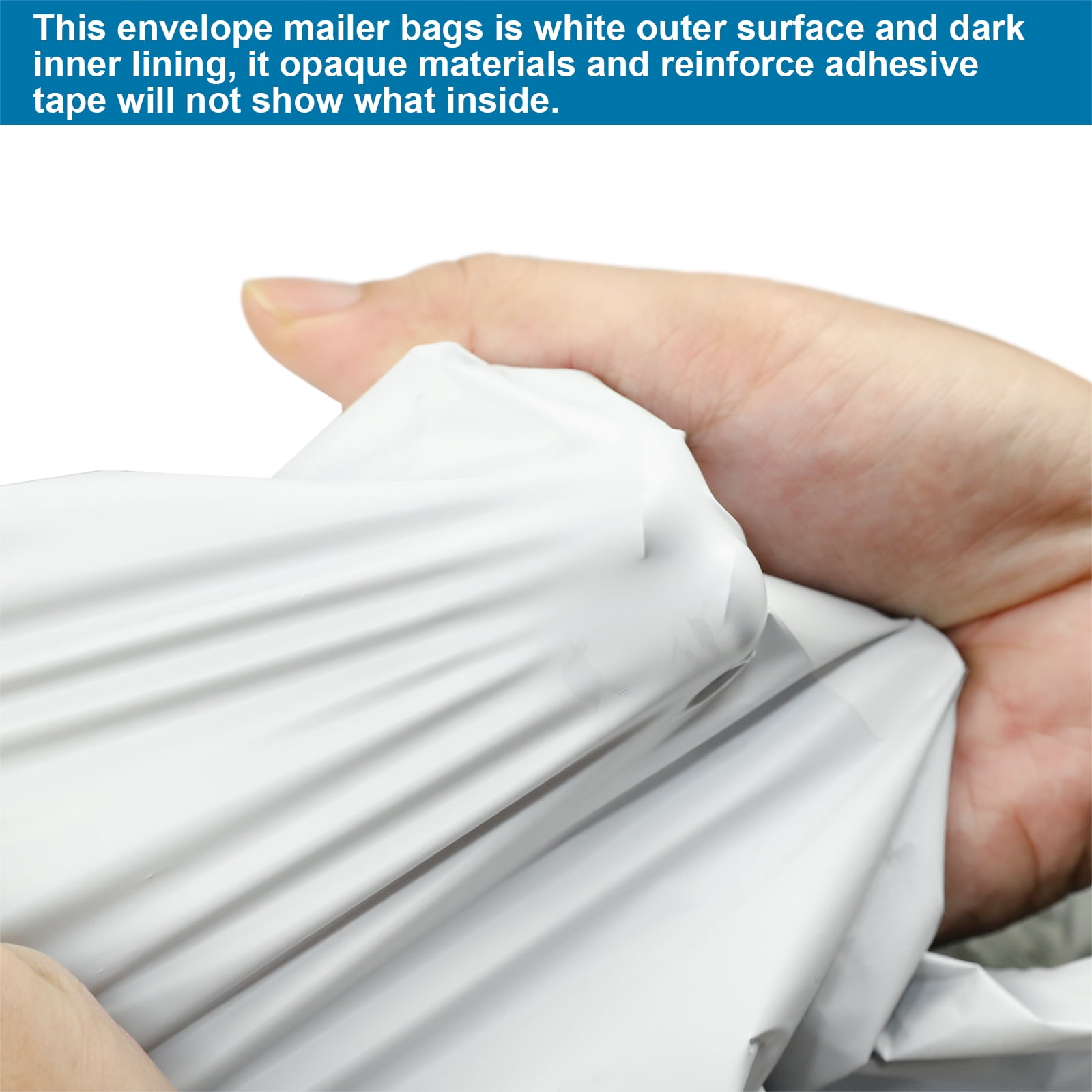 Reliable Mailer 19x24 Inch 50 Pack - Waterproof & Tear-Resistant Self-Seal Poly Shipping Envelopes, Durable Polyethylene Mailing Bags for Business, E-Commerce, and Postal Use