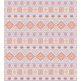 thumbnail image 3 of Ambesonne Aztec Duvet Cover Sets, Medieval Folklore Influences, 2-Twin, Apricot Dark Pink, 3 of 3