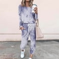 thumbnail image 2 of Stamzod Sweatsuits Sets for Women Vintage Print 2 Piece Outfits Long Sleeve Top and Sweatpants Jogger Lounge Sets Fall Winter Clothes Plus Size on, 2 of 5