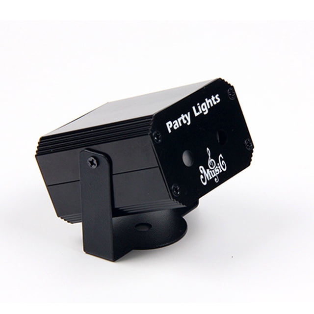 Stage Light Sound-activated Red & Green Light Patterns Stage Projector