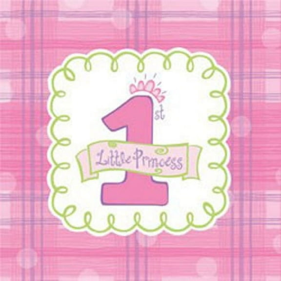 1st Birthday 'Little Princess' Lunch Napkins (16ct)