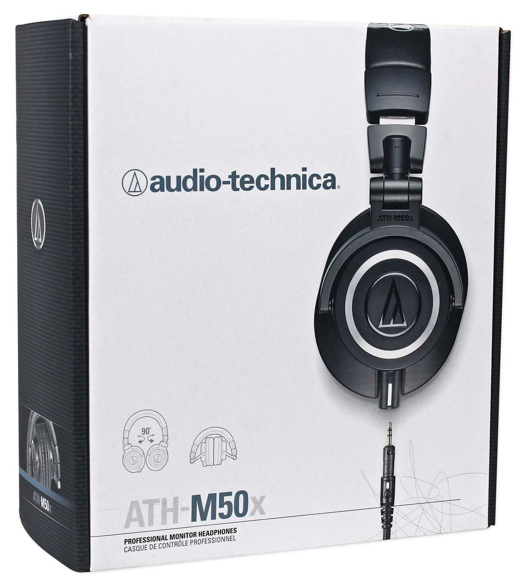 Black PRESONUS Studiolive 32R Digital Rack Mixer+ATH-M50x Professional Monitor Headphones 