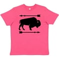 thumbnail image 3 of Inktastic Buffalo Cute Animal Western Youth T-Shirt, 3 of 5