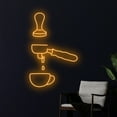 thumbnail image 2 of Handmadetneonsign Coffee Machine Neon Sign, Cafe Neon Light, Coffee Cup LED Light, Drink Shop, 2 of 5