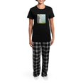 thumbnail image 4 of CafePress - Bride And Groom Pajamas - Women's Short Sleeve Print T-Shirt and Pants Dark Cotton Pajama Set, 4 of 7