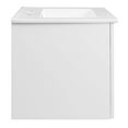 thumbnail image 6 of Modway Maybelle 24" Wall-Mount Bathroom Vanity in White White, 6 of 10