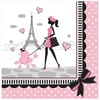 Creative Converting 665584 Party in Paris - Lunch Napkins - Case of 216