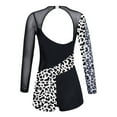 thumbnail image 2 of Alvivi Kids Girls Digital Printed Gymnastics Leotard Athletic Biketard Unitard Ballet Dancewear Black 10, 2 of 5