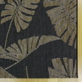 thumbnail image 4 of Reyn Spooner Kona Coast Lua'Ehu Tropical Floral Black Brown Flatweave Indoor/Outdoor Area Rug, 5x8, 4 of 9