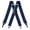 Navy, variant on MOJOGO Men's Vintage Suspenders Adjustable X Back Braces Heavy Duty Suspenders for Work or Casual Wear Dark Gray Free Size