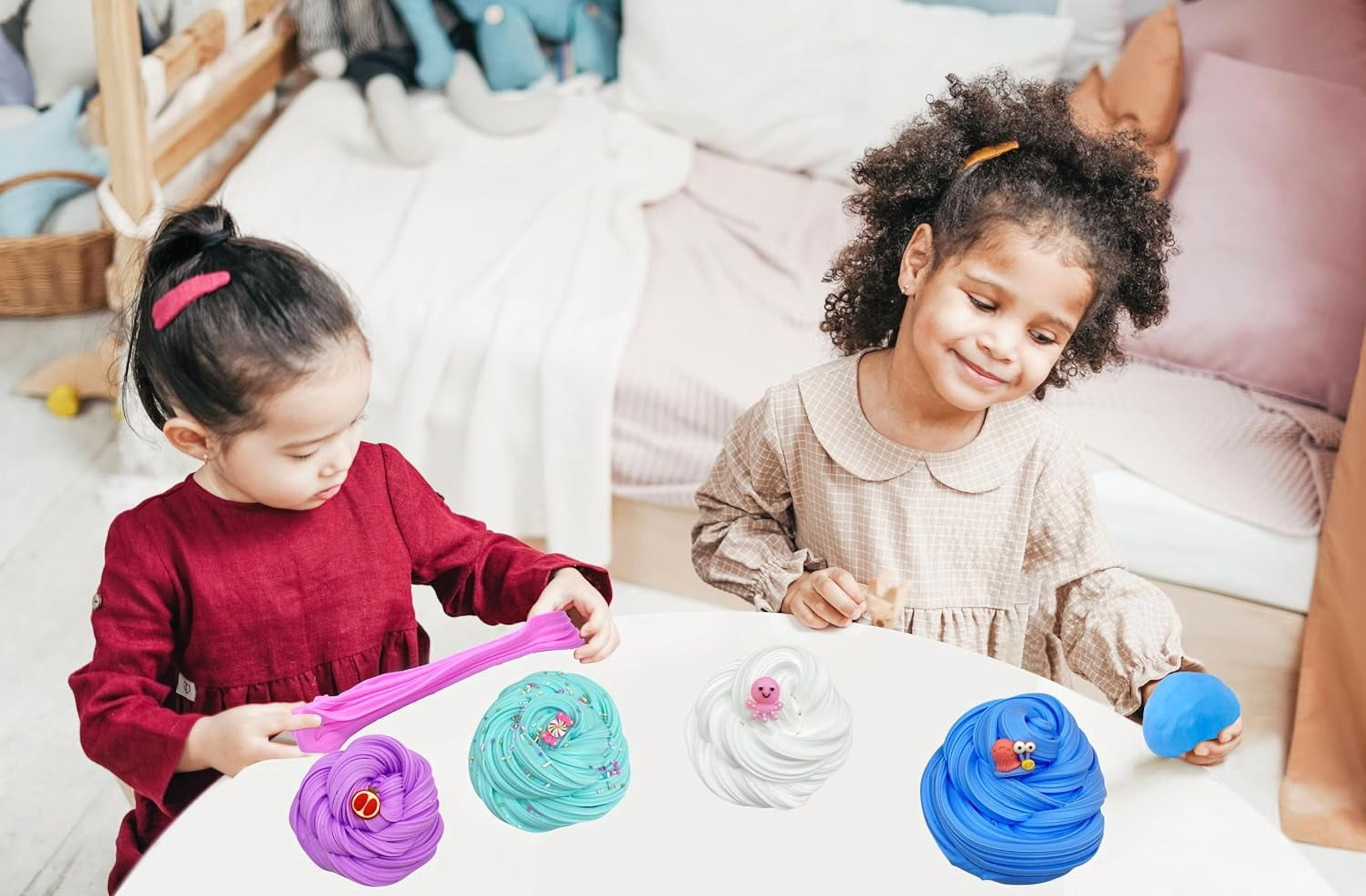 24 Pack Butter Slime Kit, Party Favor Supplies, Super Soft, Non-Sticky, Goody Bag Toy, Prize for Girl and Boys, Christmas Stocking Stuffers