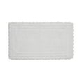 thumbnail image 3 of Better Trends 24" x 40" Bathroom Rug – 100% Cotton, Extra Soft Tufted Reversible Bath Mat, Water-Absorbent, Machine Washable (White) Lilly Crochet Collection, 3 of 7
