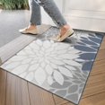 thumbnail image 4 of Blue Floral and Petal Pattern Door Rugs,Washable Non Slip Door Mats Indoor,Decorative Door Mats,Entry Mat Indoor for Entrance,Bedroom,Kitchen,Bathroom,17"x30", 4 of 6