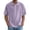 Purple, variant on Uwinwear Men's Textured Knit Polo Shirt With Button Placket Tops Summer Vacation Beach Short Sleeve Knit Stretchy Golf Shirts,Purple,M