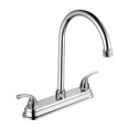 thumbnail image 1 of Mezcladora para Fregadero, llaves para fregadero de cocina, grifos para fregadero de cocina, mezcladora para lavabo de baño, Grifo de Cuerpo Principal de Latón, Acabado Níquel Satinado, 1 of 7